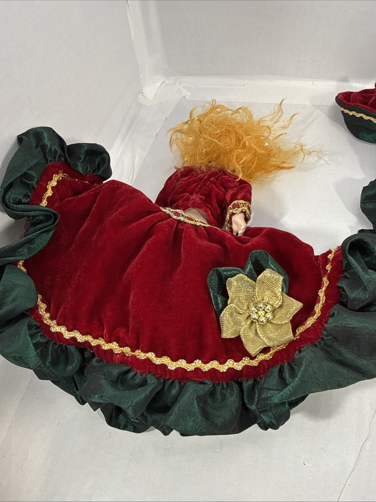 Katherines Collection Wayne Kleski Christmas Dolls Velvet Pair NWT