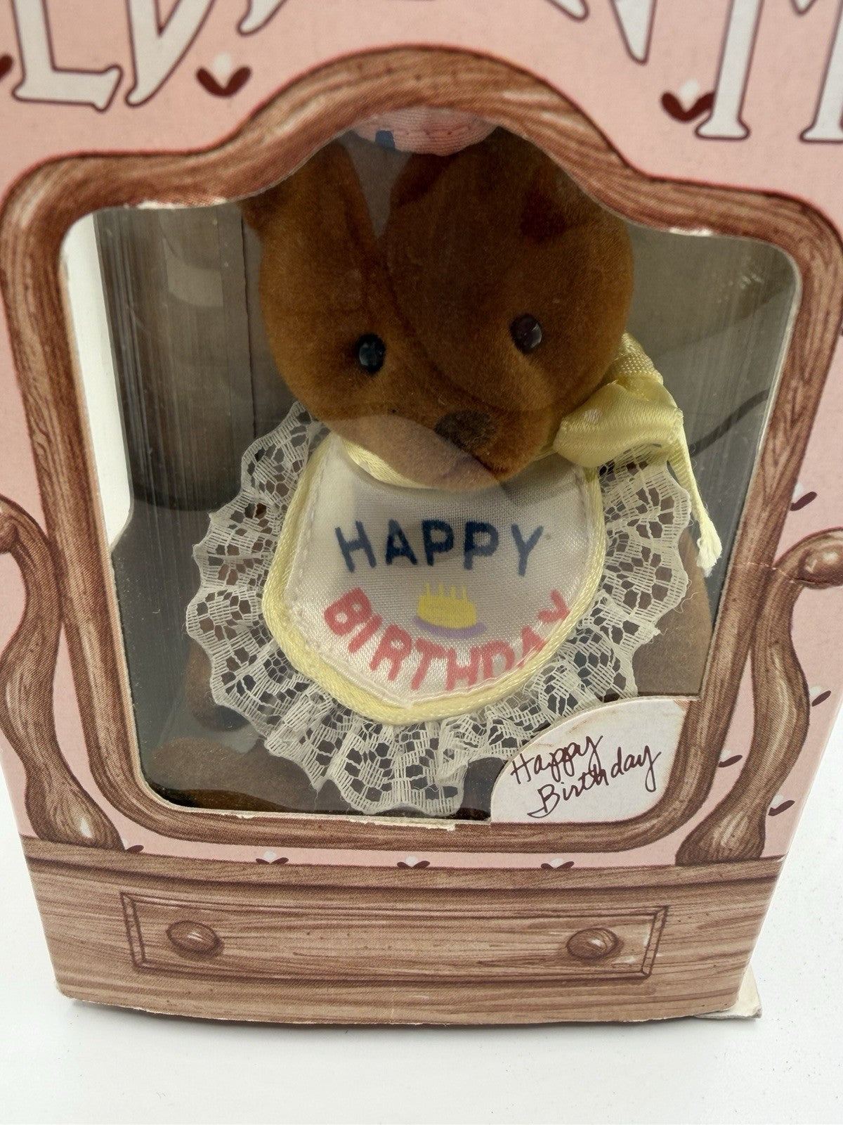 Vintage Teddy N Me Flocked Miniature Teddy Bears Figurines Collectible Toy Lot