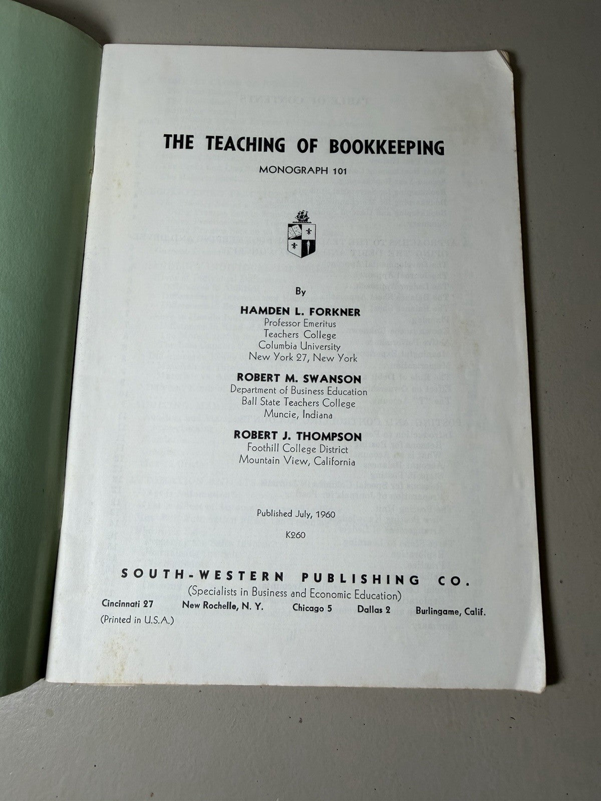 Vintage Accounting Booklets Lot 5 1957 1960 National Bookkeeping Entry Manuals