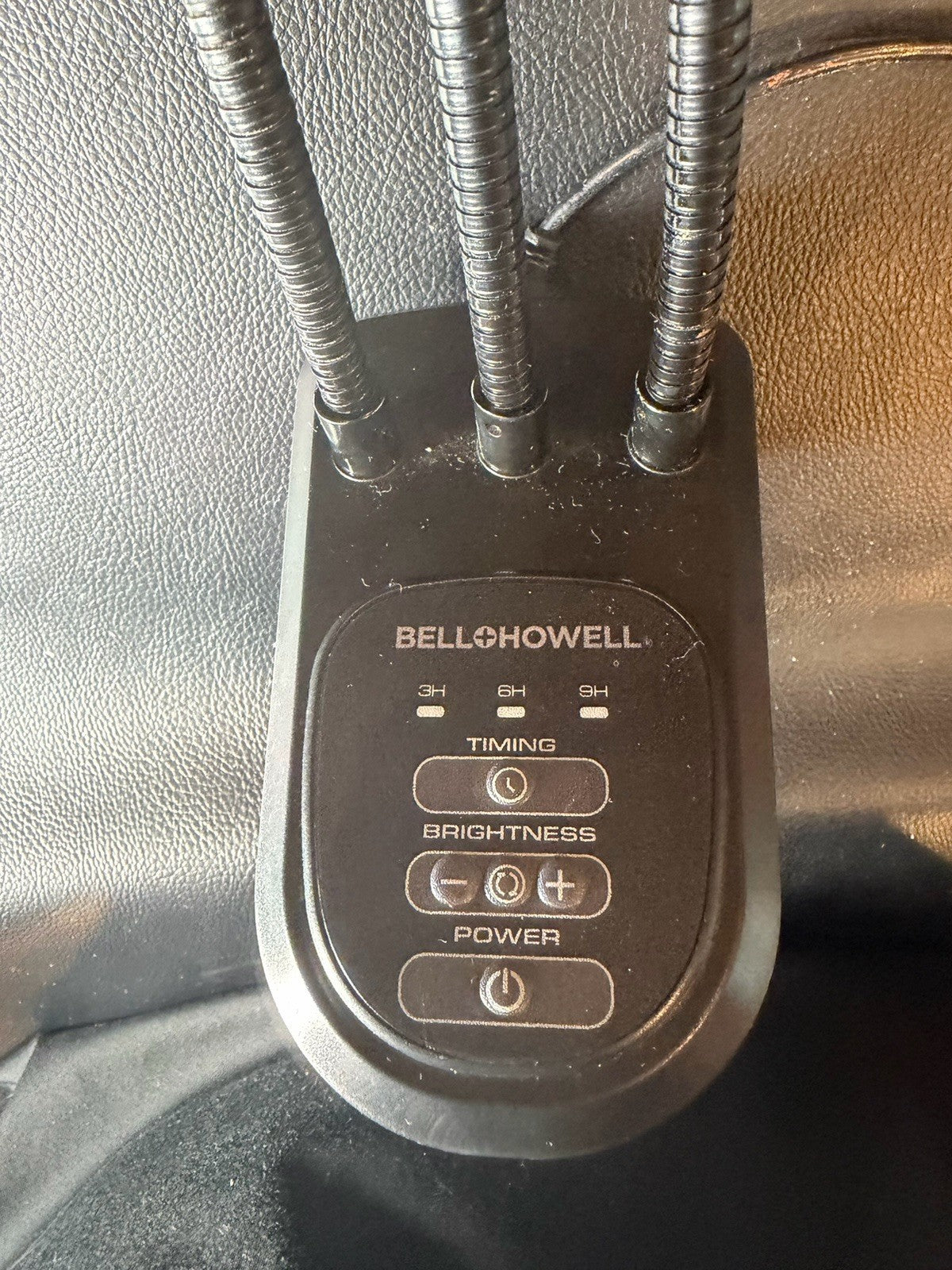 Bell Howell Triple Head LED Grow Light Indoor Plant Lamp Clamp Adjustable Arms