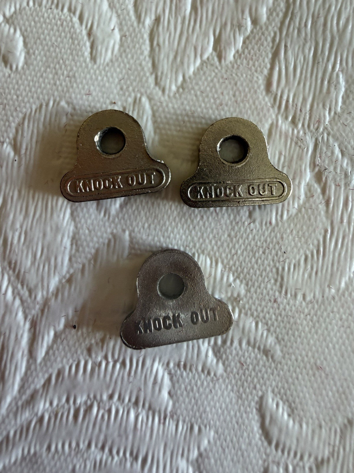 Vintage GM Chevrolet Knockout Plugs Briggs Stratton 9R98 Key Tags Parts Lot