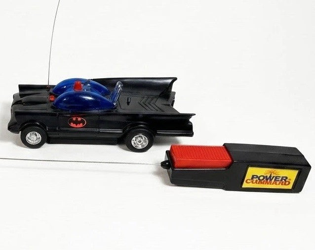 Vintage 1977 AHI Power Command RC Batmobile  Radio Control Remote Tested Works
