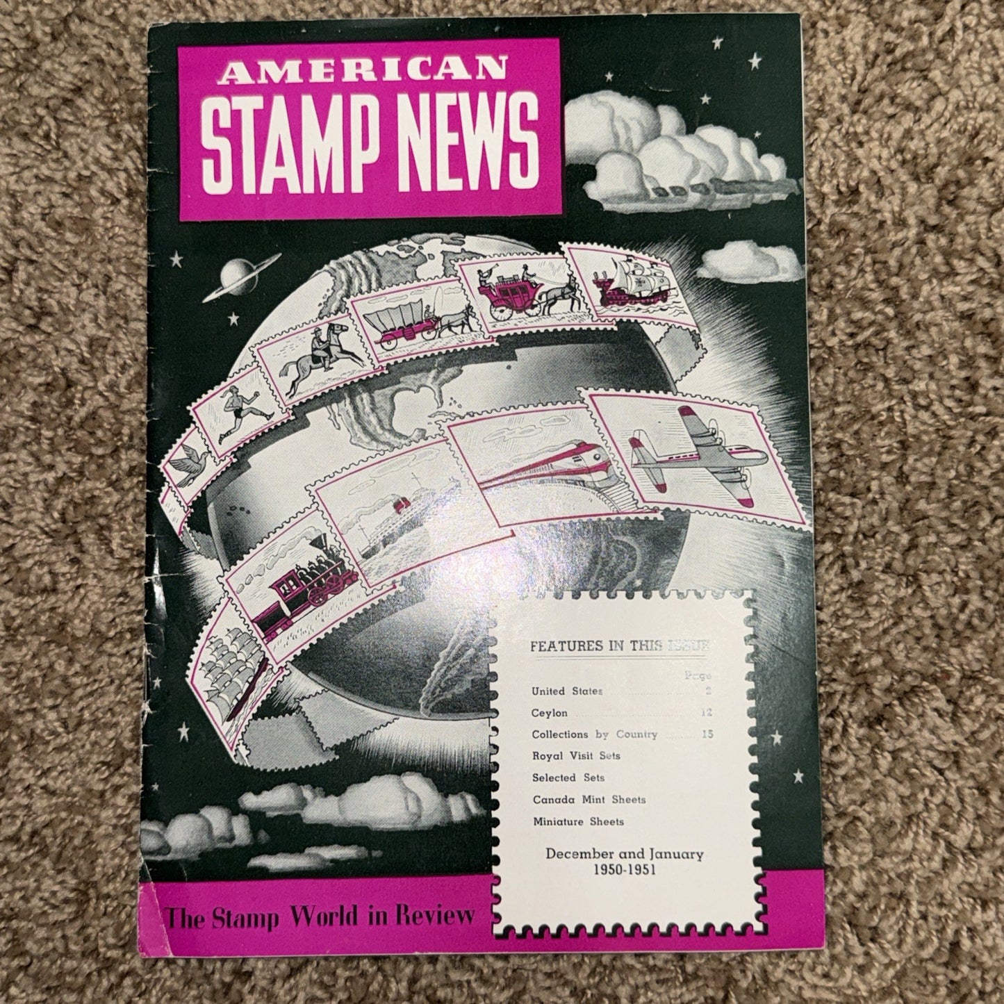 American Stamp News Stamp Finder Digest Lot 1946-1951 Philately Lot of 9