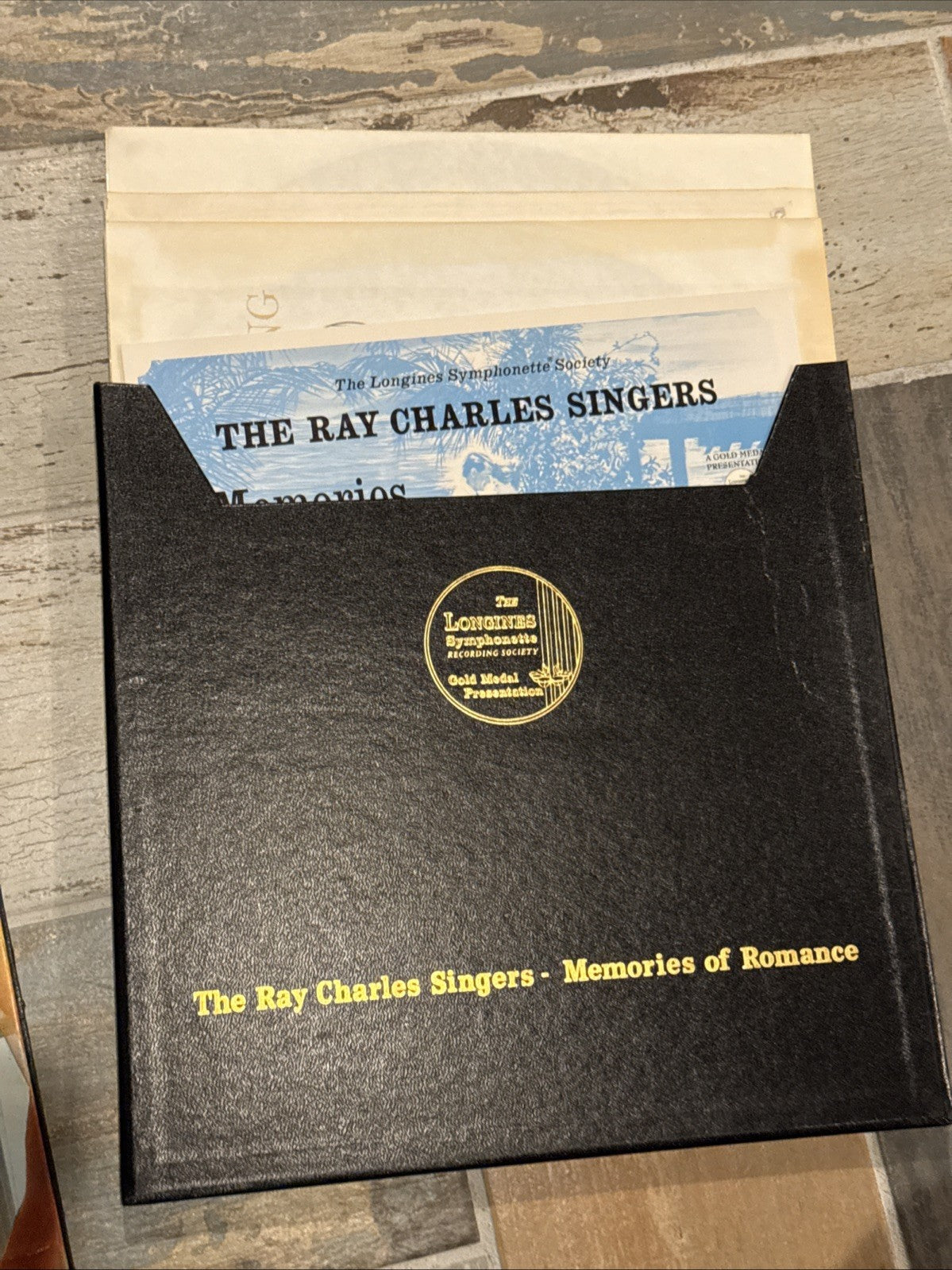 Ray Charles Singers Memories Of Romance Record Set 1967 5 LP Box Set
