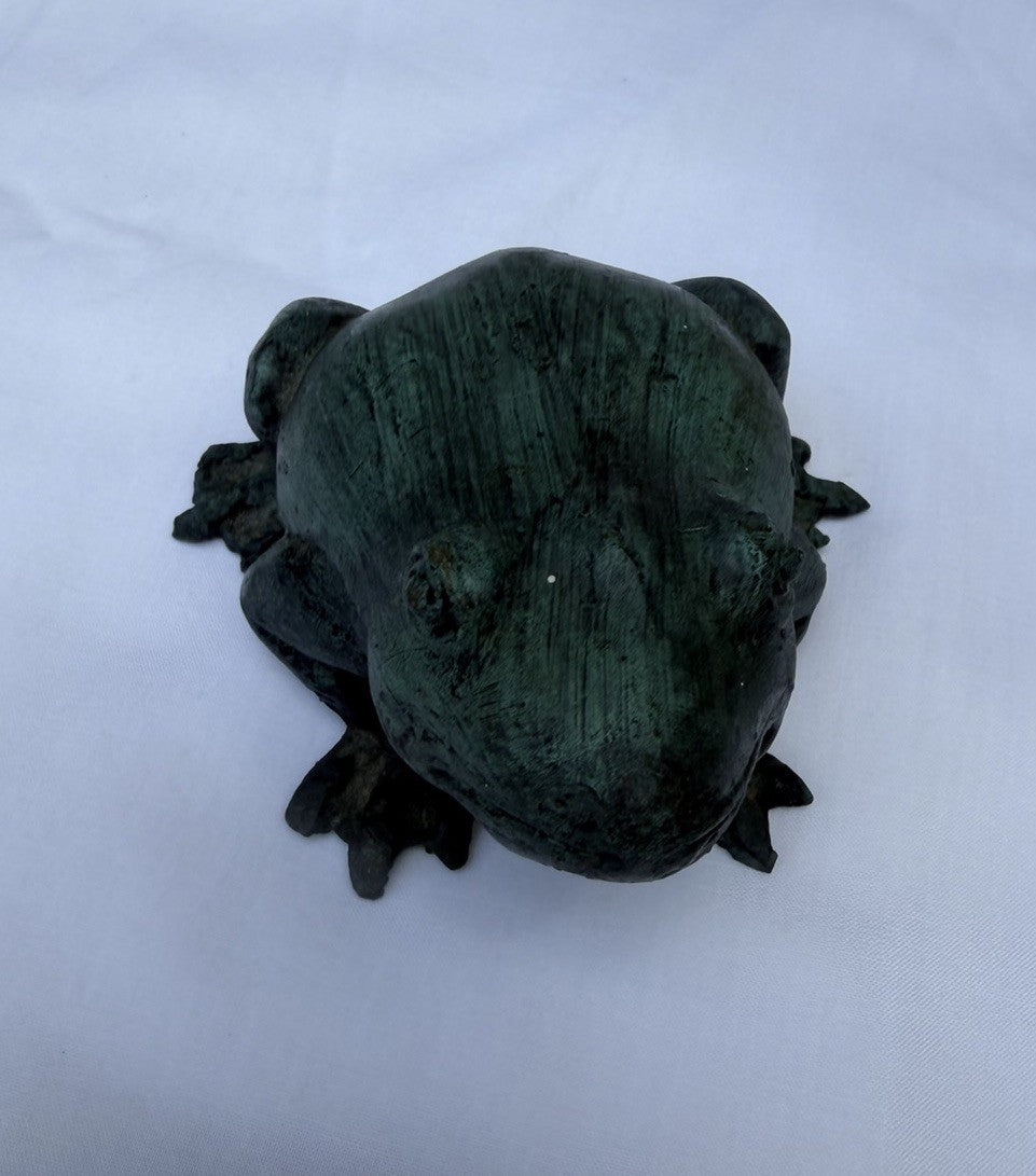 Vintage Frog Figurine Collection Ceramic Glass Cast Iron Art Pottery Mixed Lot