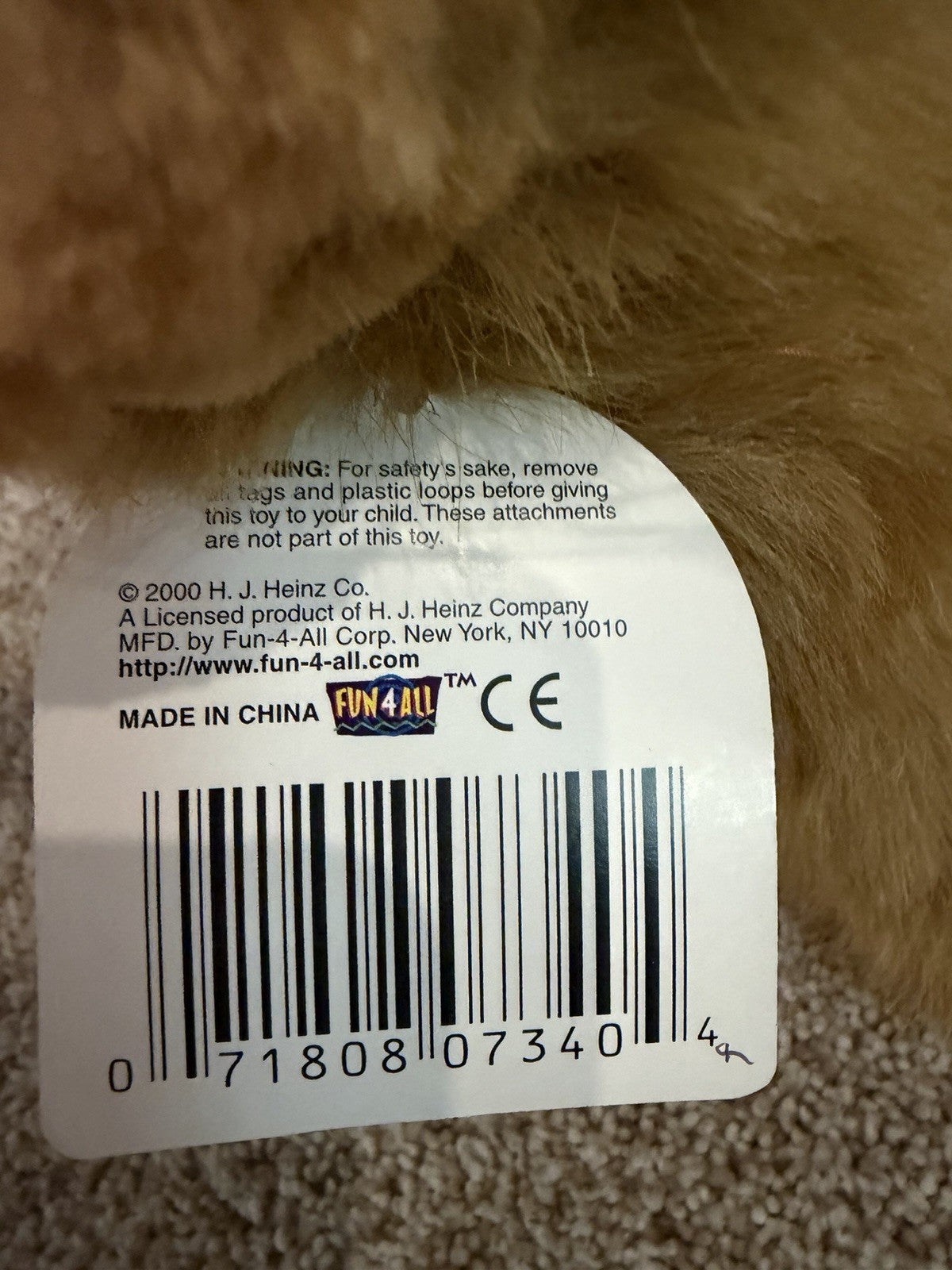 Vintage Morris the Cat 9 Lives Plush Toy 2000 Stuffed Talks Sound NEEDS BATTERY