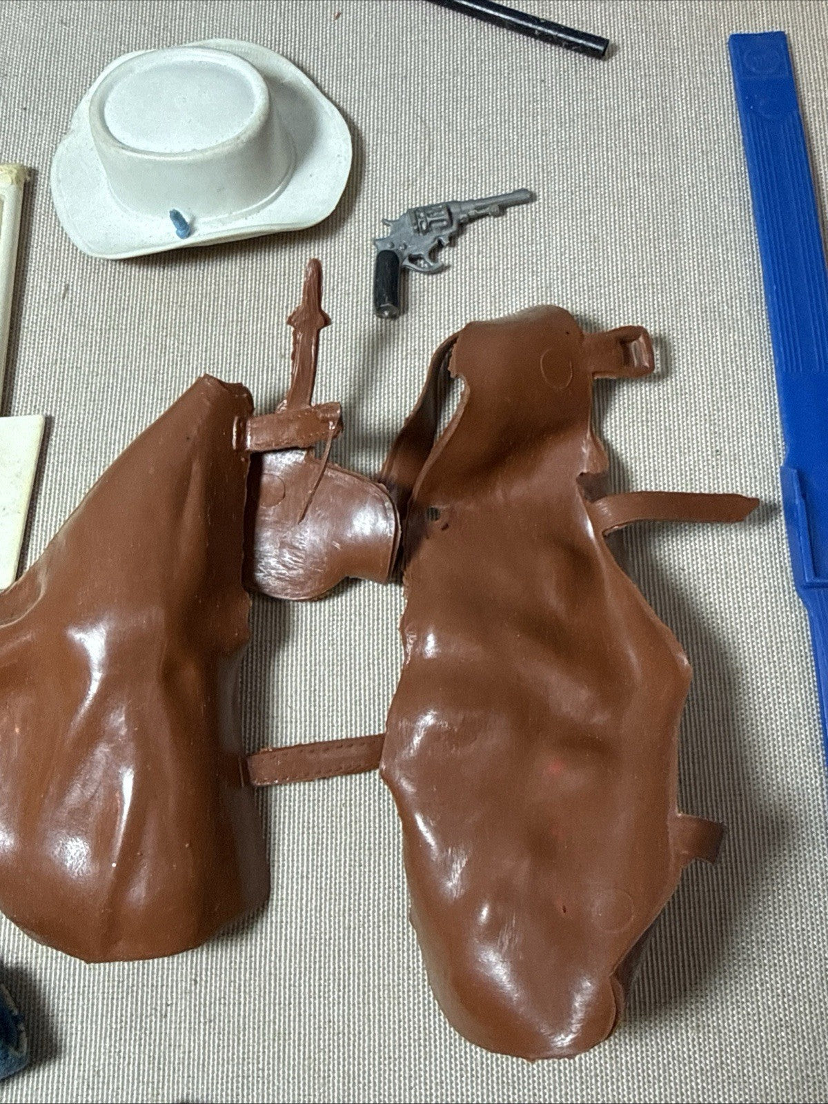 Vintage Johnny West Big Jim GI Joe Accessory Lot Cowboy Climbing Tool Equipment
