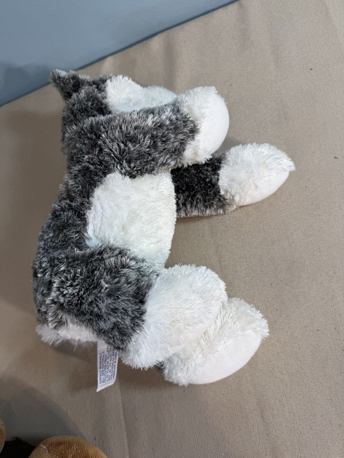 Aurora Plush Stuffed Animals Lot 3 Bull Steer Husky Dog Black Puppy Soft Toy Set
