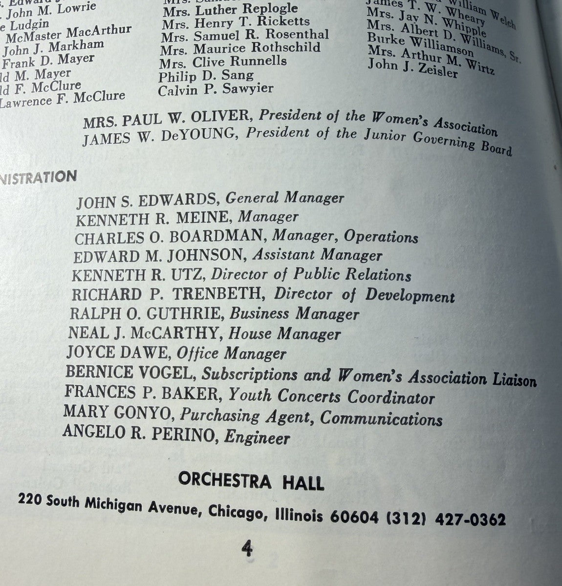 Vintage Chicago Symphony Orchestra Program Oct 1970 Georg Solti 80th Season