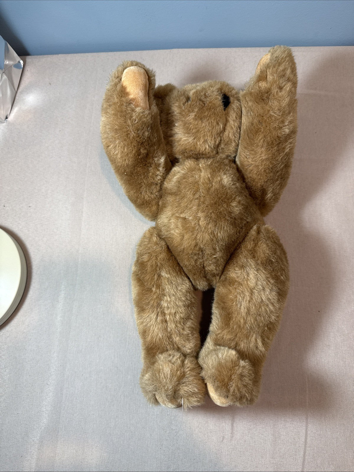 Vintage Vermont Teddy Bear Fully Jointed Plush Bear 16 Inch 1990s Brown