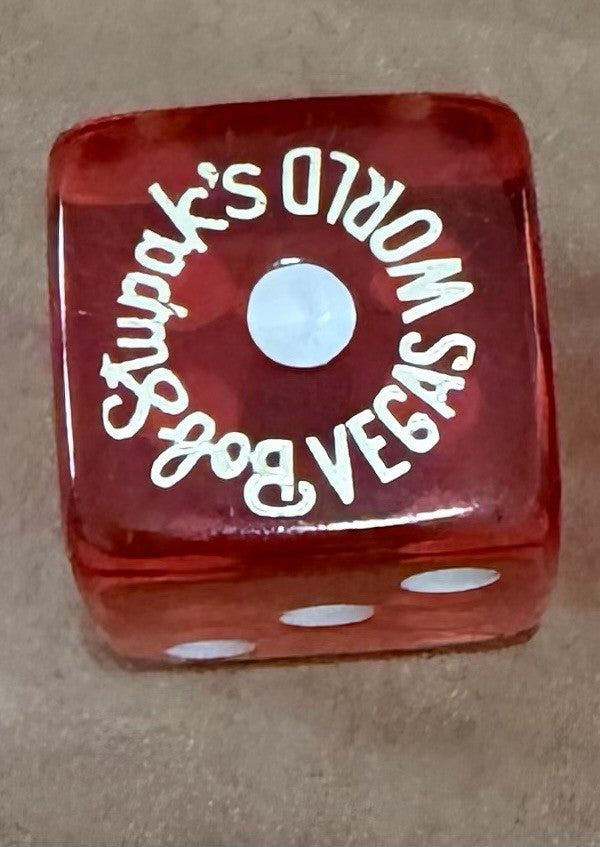 Vintage Bob Stupak’s Vegas World Casino Dice Lot, Las Vegas Nevada, + Mini Dice
