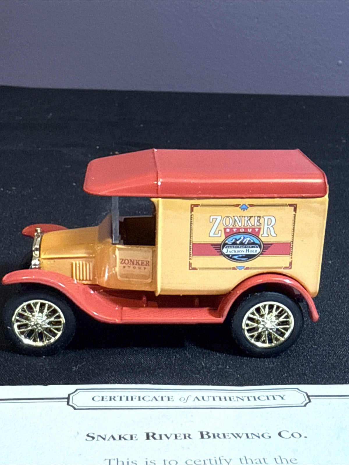 Matchbox Collectible Snake River Brewing Truck MGB08 A M Diecast w Certificate