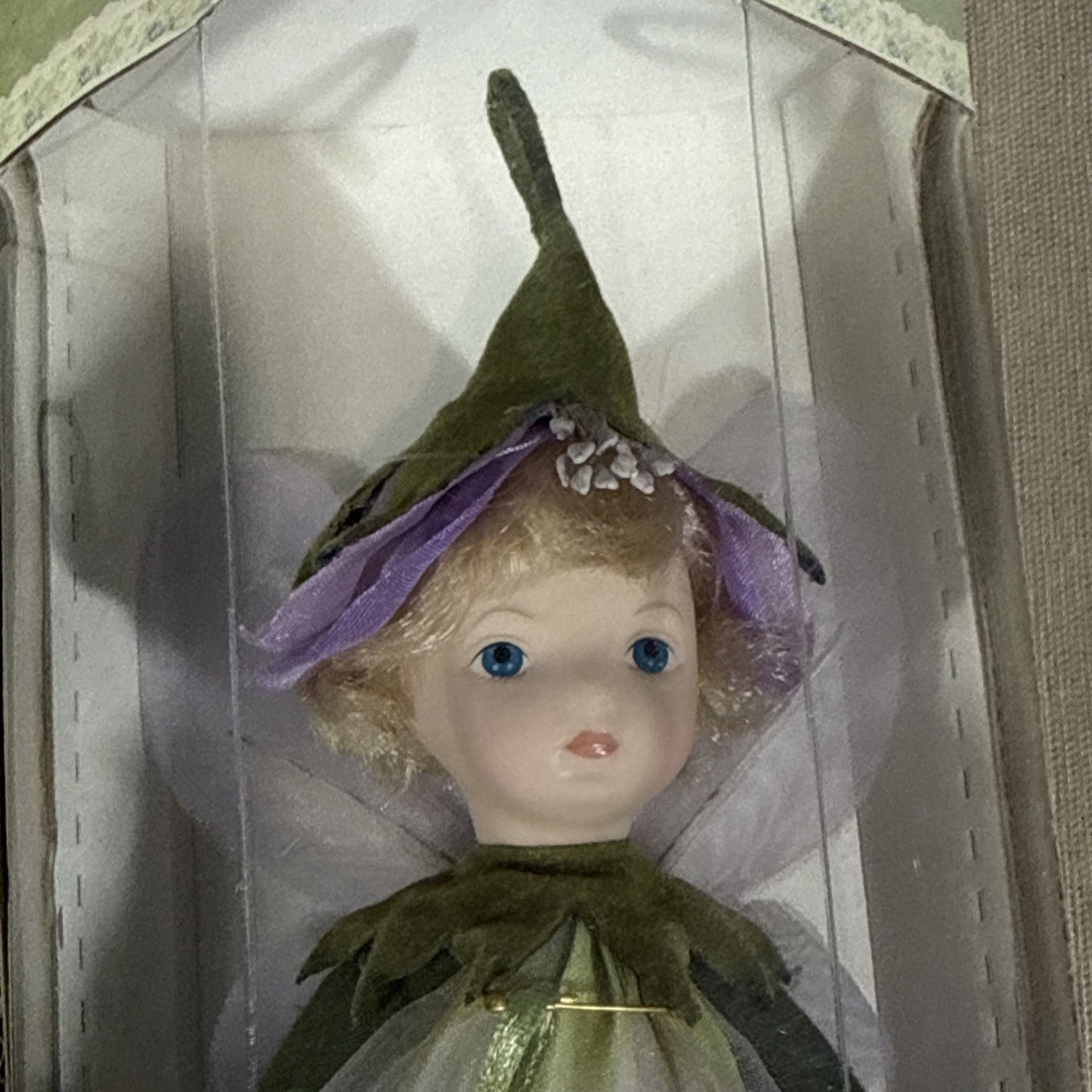 Fairyland Fantasies Patsy Becky Porcelain Fairy Dolls NIB Pair