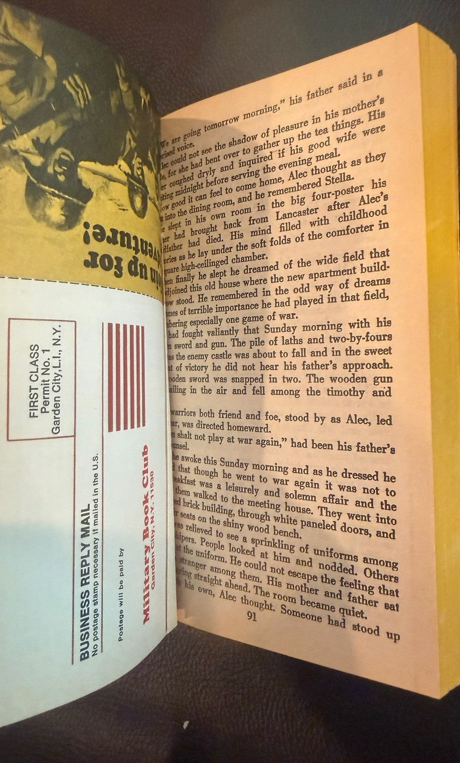 The Deep Six Martin Dibner Vintage 1976 Paperback WWII Navy Novel Intact Card