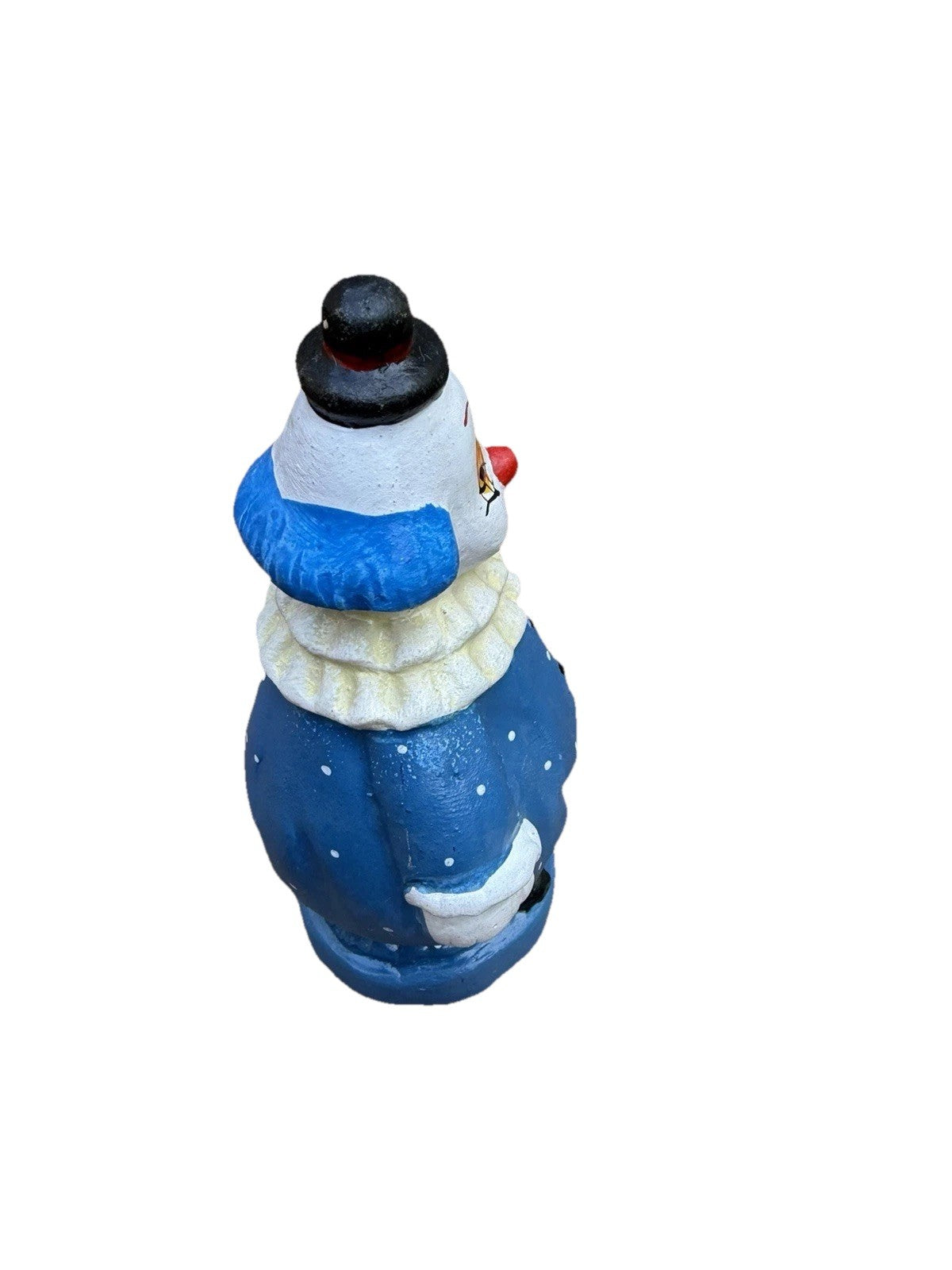 Vintage Chalkware Clown Figurine Hand Painted Plaster Carnival Prize Circus