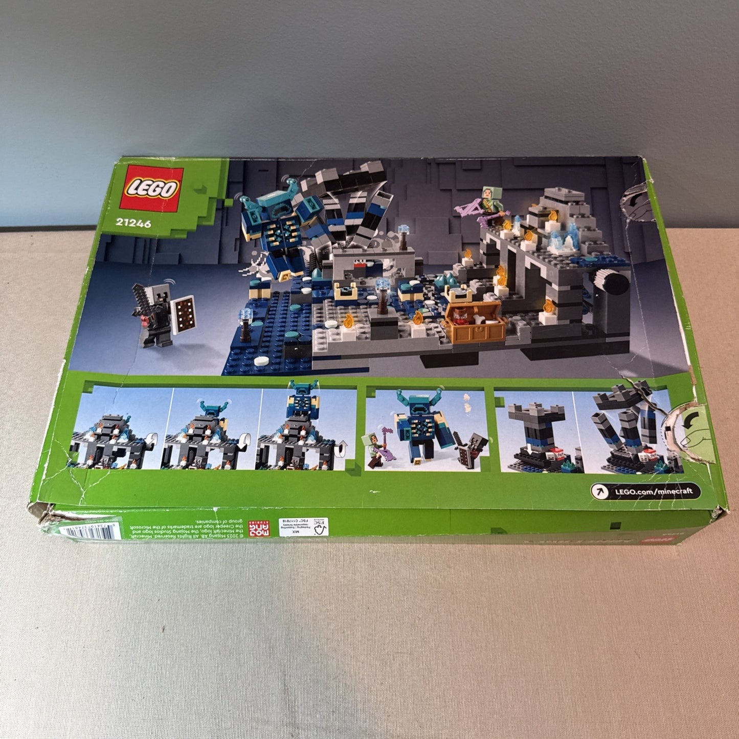 LEGO Minecraft 21246 Deep Dark Battle Box Only Empty Box No Figures No Bricks