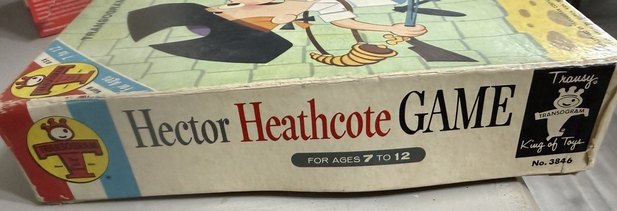 Vintage 1963 Hector Heathcote Game Transogram Terrytoons Board Game Complete