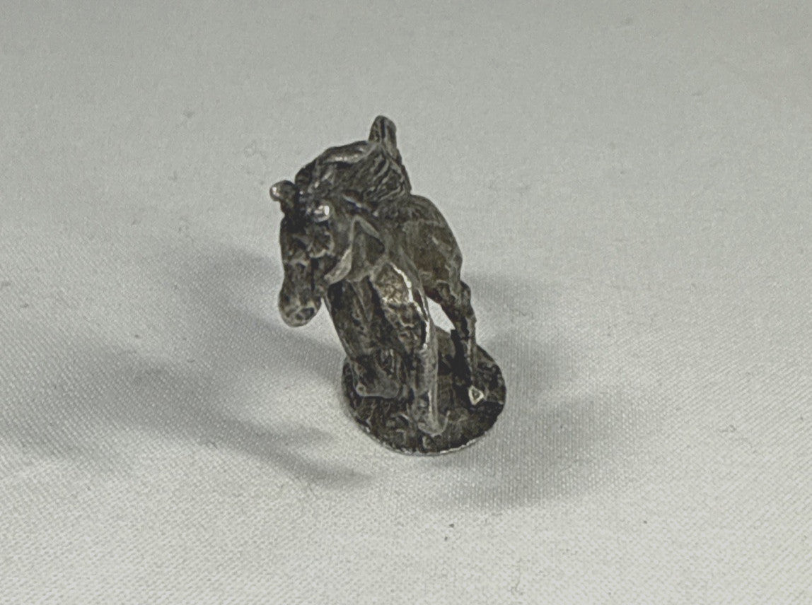 Micro Mini Pewter Model Horse Figurine 1.5 inch Must Have Horse Collectible