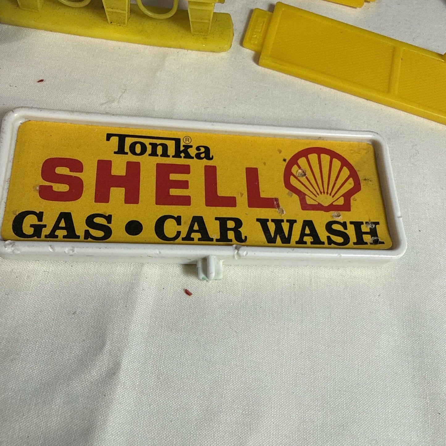 Vintage Tonka Builder Playset 5051 Shell Station Car Wash Parts Incomplete 1979