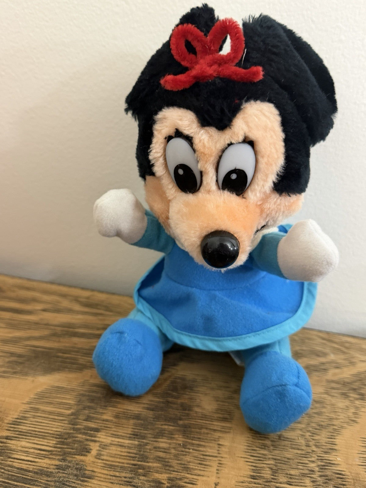 Vintage Disney Mickeys Christmas Carol Plush Lot 7 Scrooge Minnie Goofy 1980s