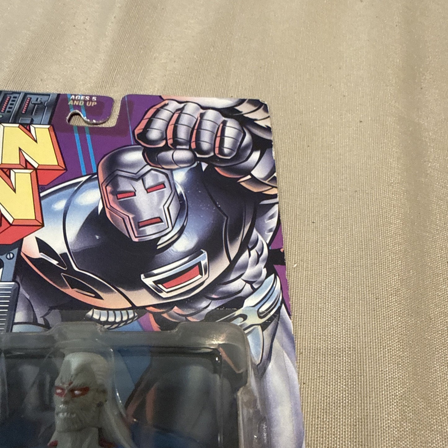 Marvel Iron Man Century Figure ToyBiz Cape Battle Staff Sealed Vintage
