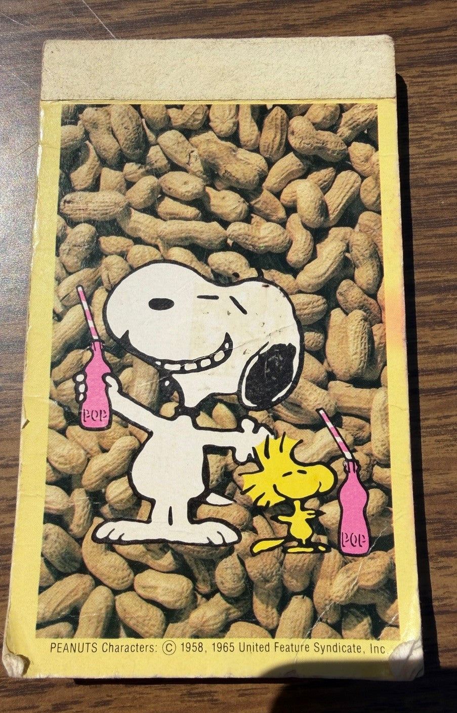Vintage Snoopy Peanuts Lot Rubber Figure Notepads Ornaments Pencil Pen Set 1965