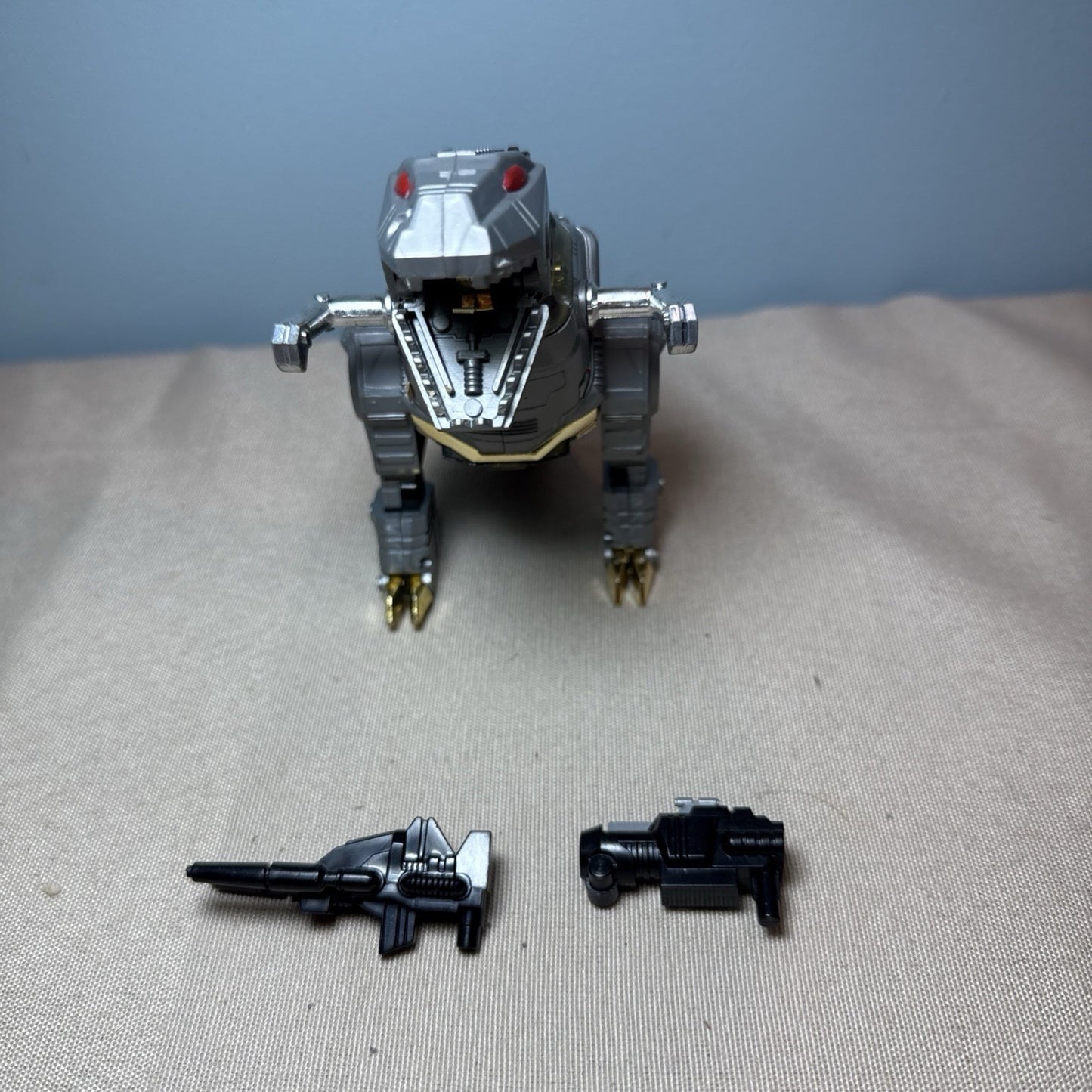 Vintage 1985 Hasbro Transformers G1 Grimlock Dinobot Figure Incomplete