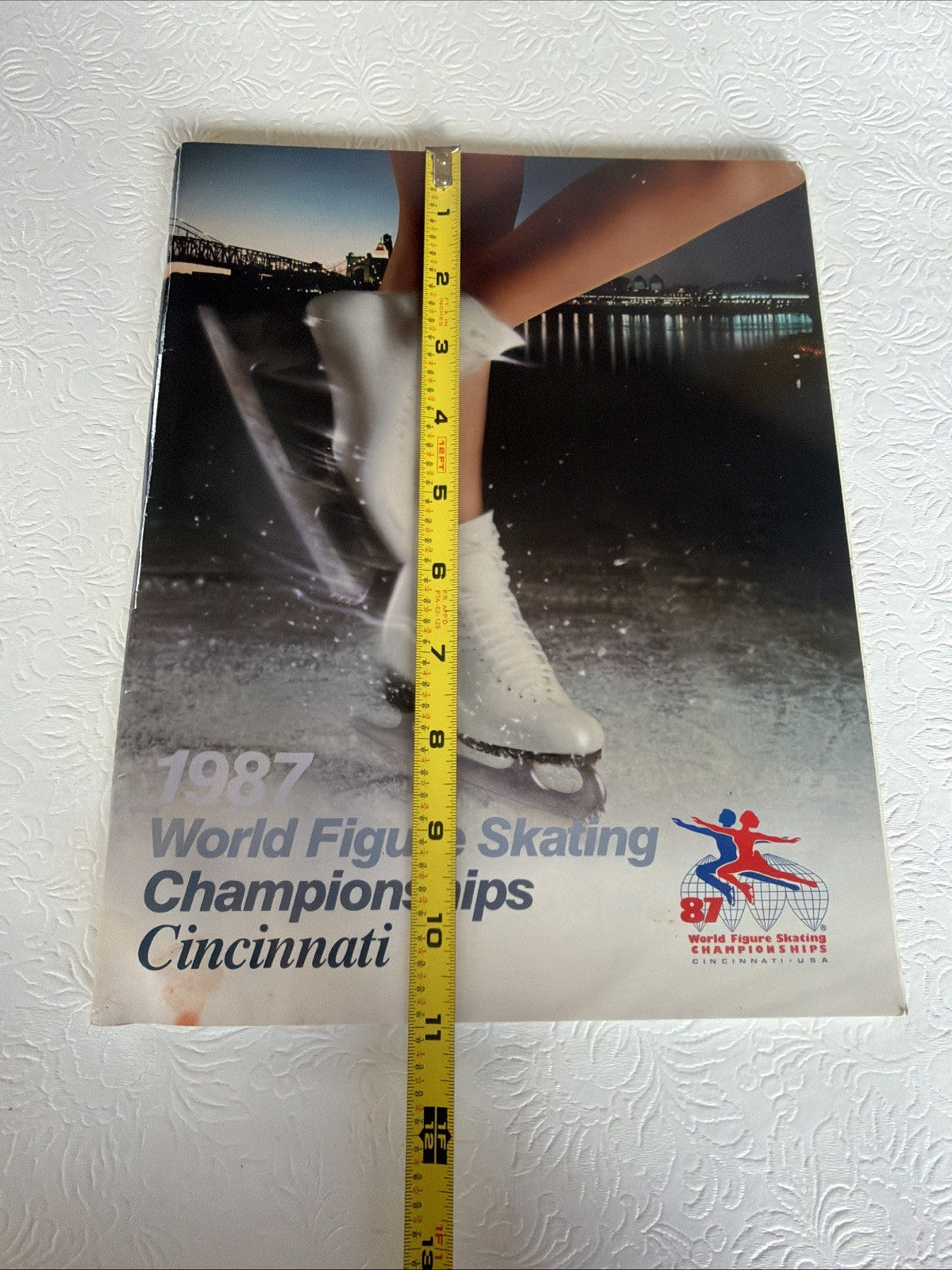1987 World Figure Skating Championships Program Cincinnati Ohio Souvenir