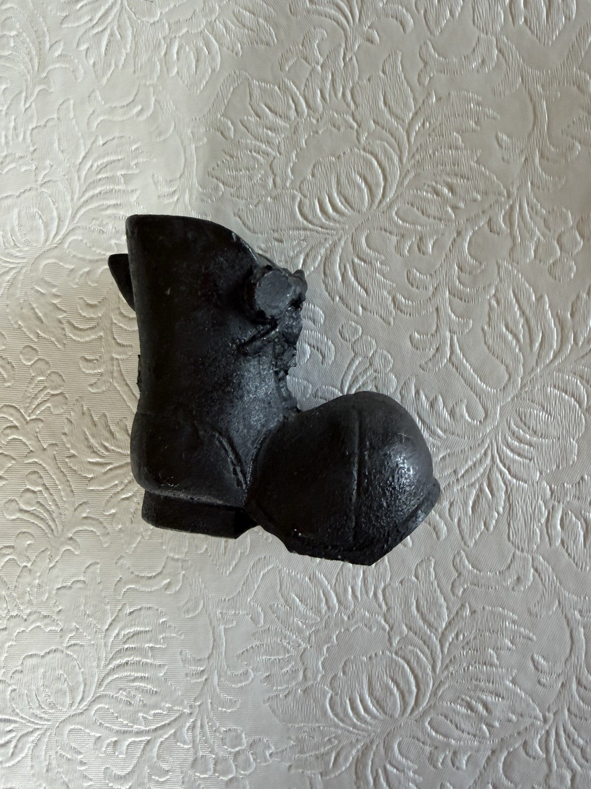 Vintage Cast Iron Boot Planter Trinket Dish Souvenir Buckhorn Lodge KY 1982