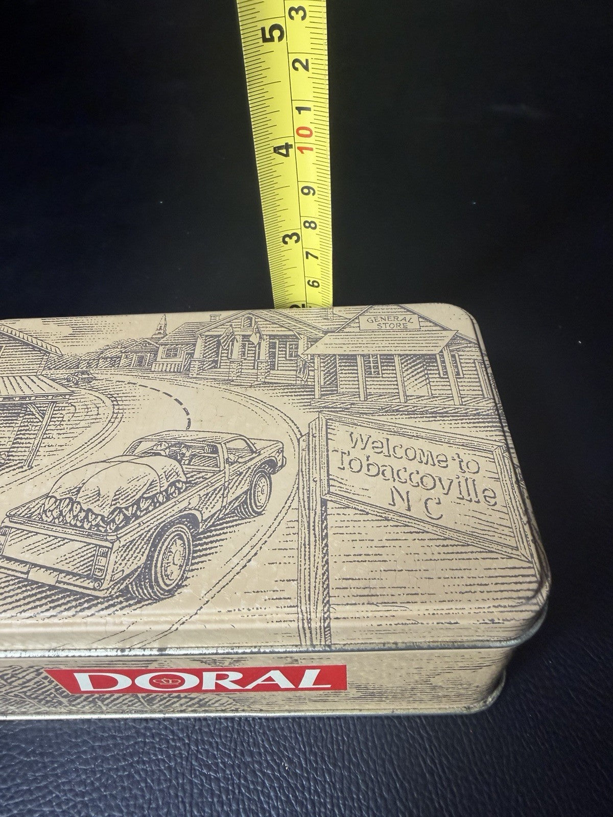 Vintage 1996 Doral Cigarettes Tobaccoville NC Collector Edition Tin RJ Reynolds