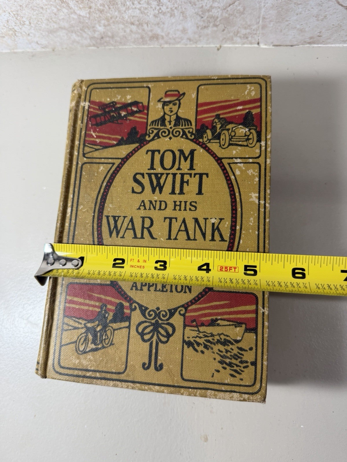 Vintage Tom Swift Books Lot 3 Motor Boat War Tank Victor Appleton Grosset Dunlap