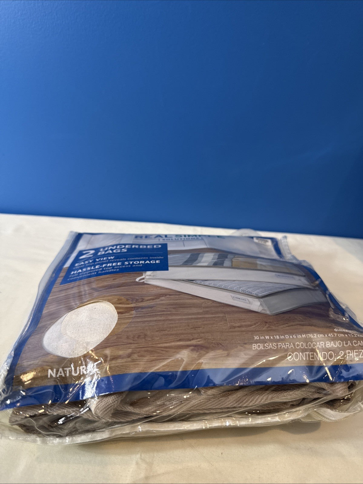 Real Simple Solutions Underbed Closet Storage 2 Packs 4 Organizers Total New