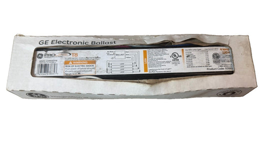 GE ProLine 93885 Electronic Ballast 4 Lamp 120V T8 Fluorescent Light NEW