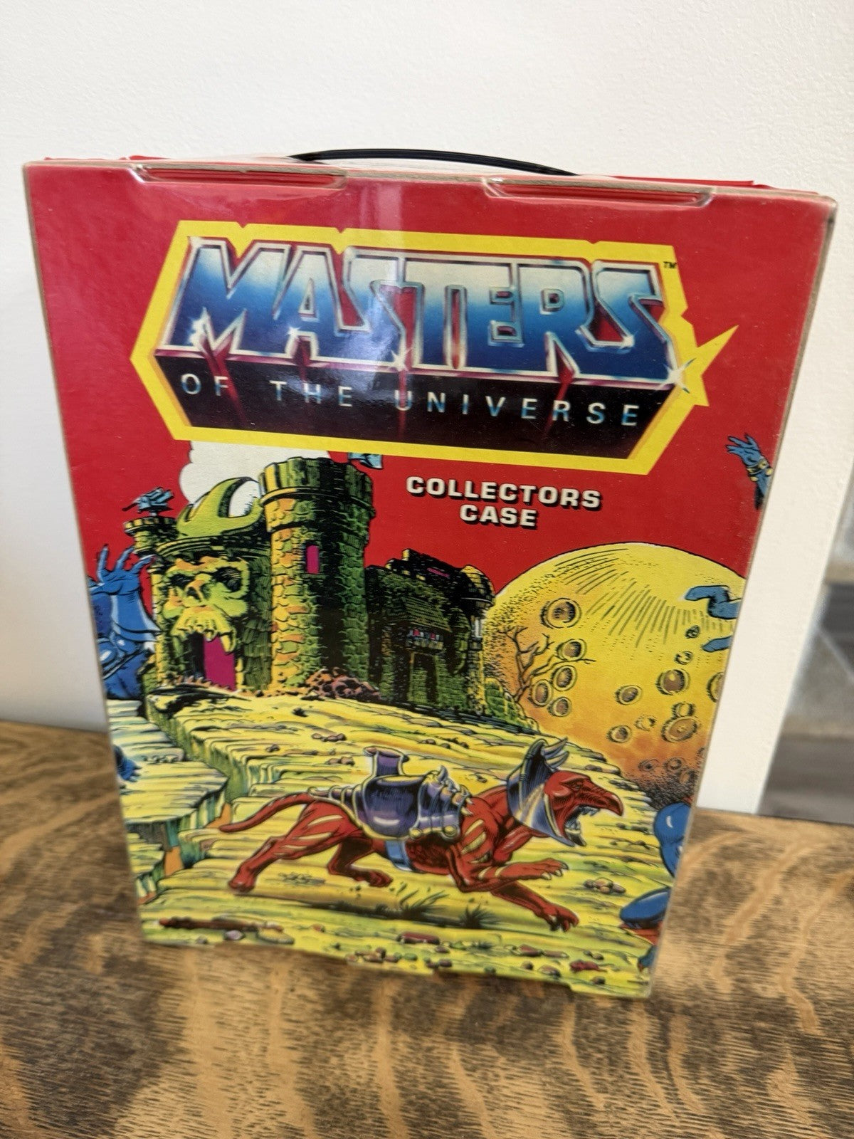 Vintage 1980s Masters of the Universe Mattel Collectors Case Holds 8 MOTU Figure