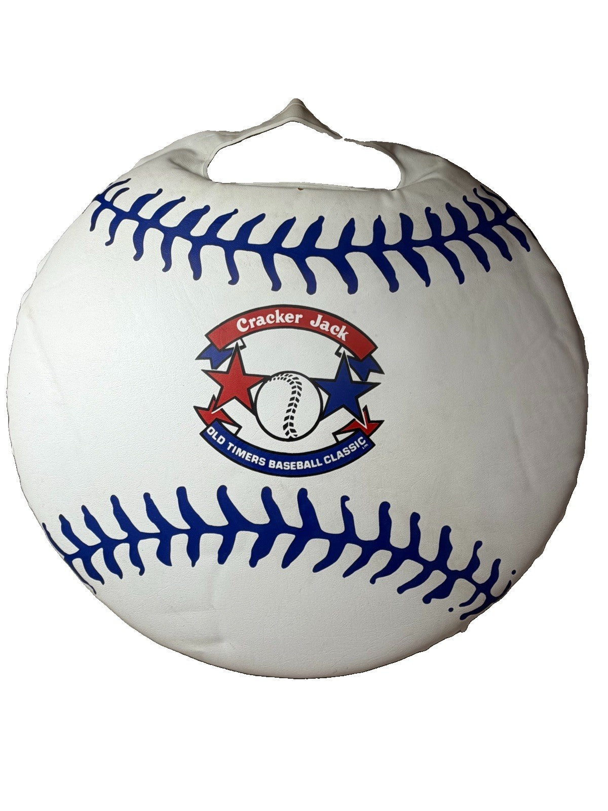 Vintage Cracker Jack Old Timers Baseball Classic Vinyl Stadium Seat Cushion 14 I
