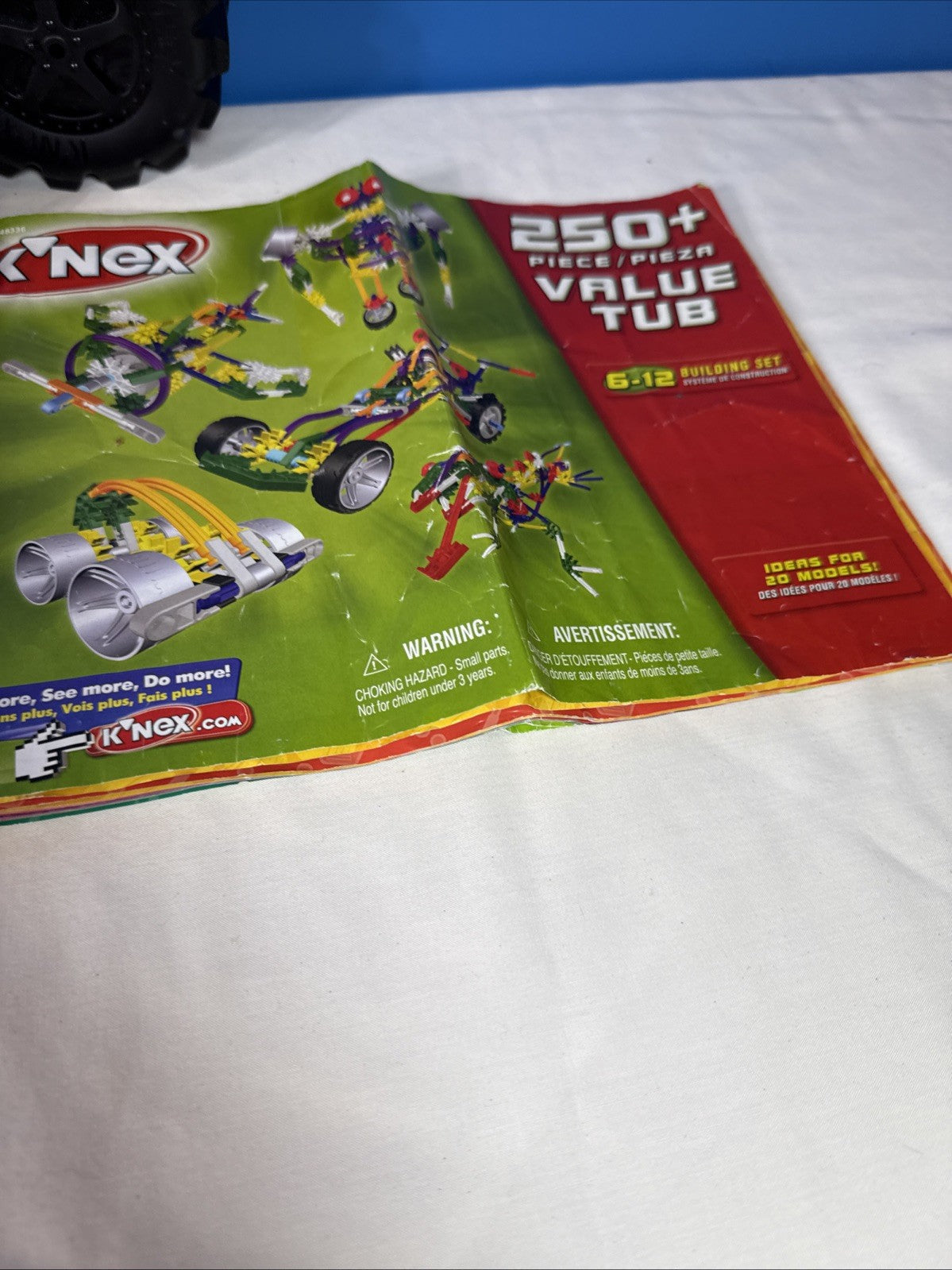 KNEX Random Mixed Replacement Parts Racers Wheels Instructions Bulk Building Lot