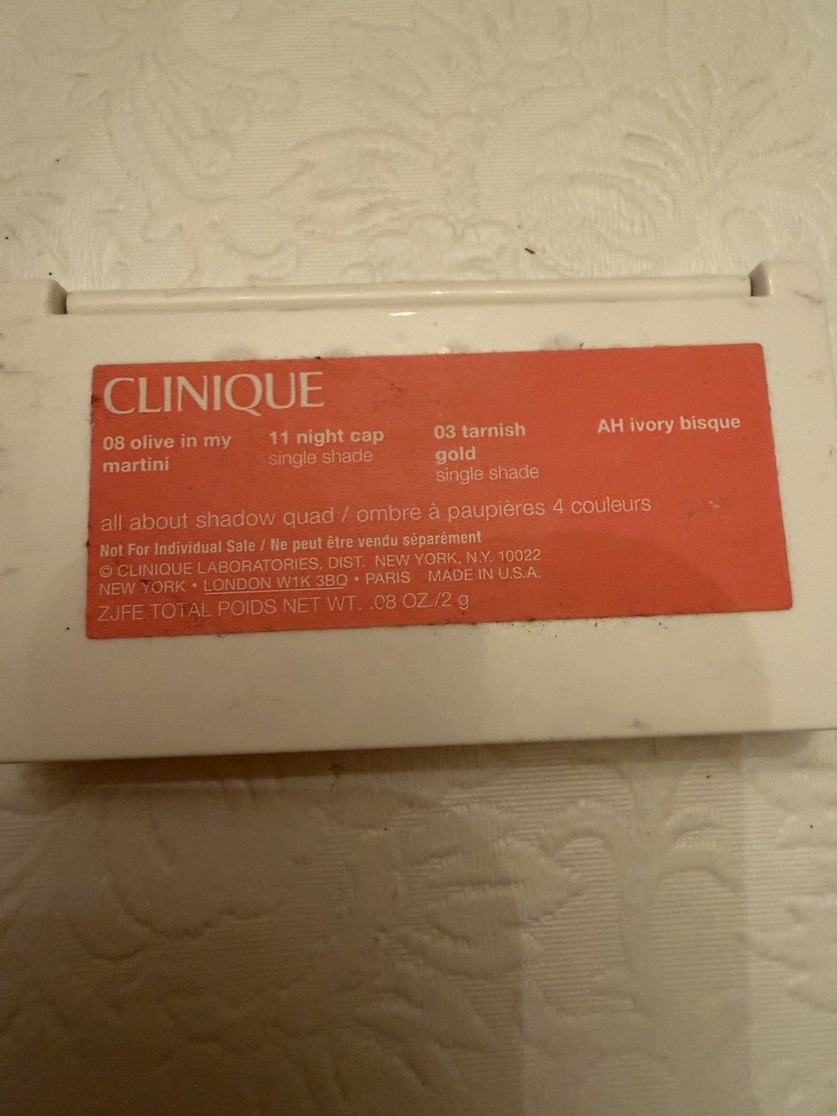 Clinique Makeup Lot Eyeshadow Quads Kohl Eyeliner Mascara Happy Perfume 8pc