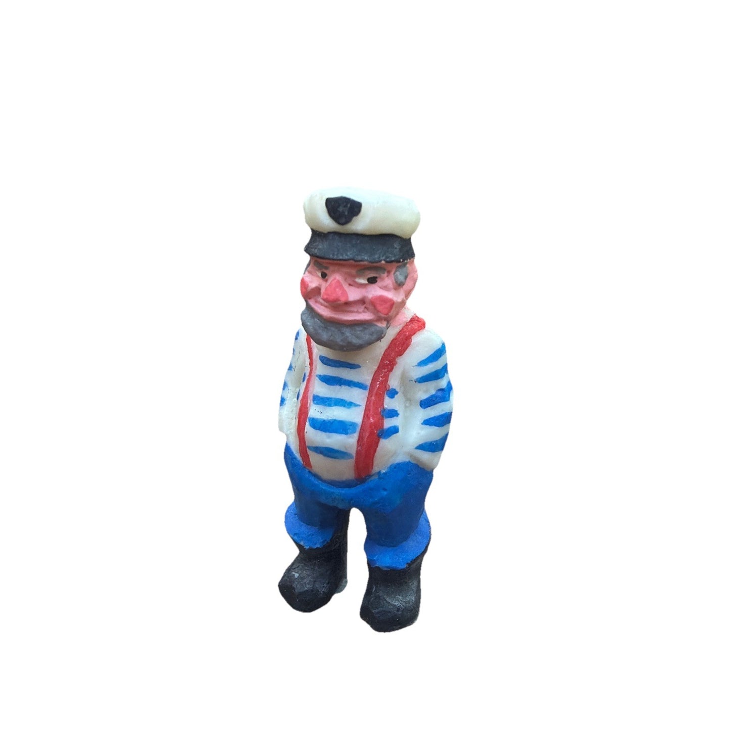 Vintage Salty Sailor Nautical Figurine Mini Maritime Collectible 1.5"