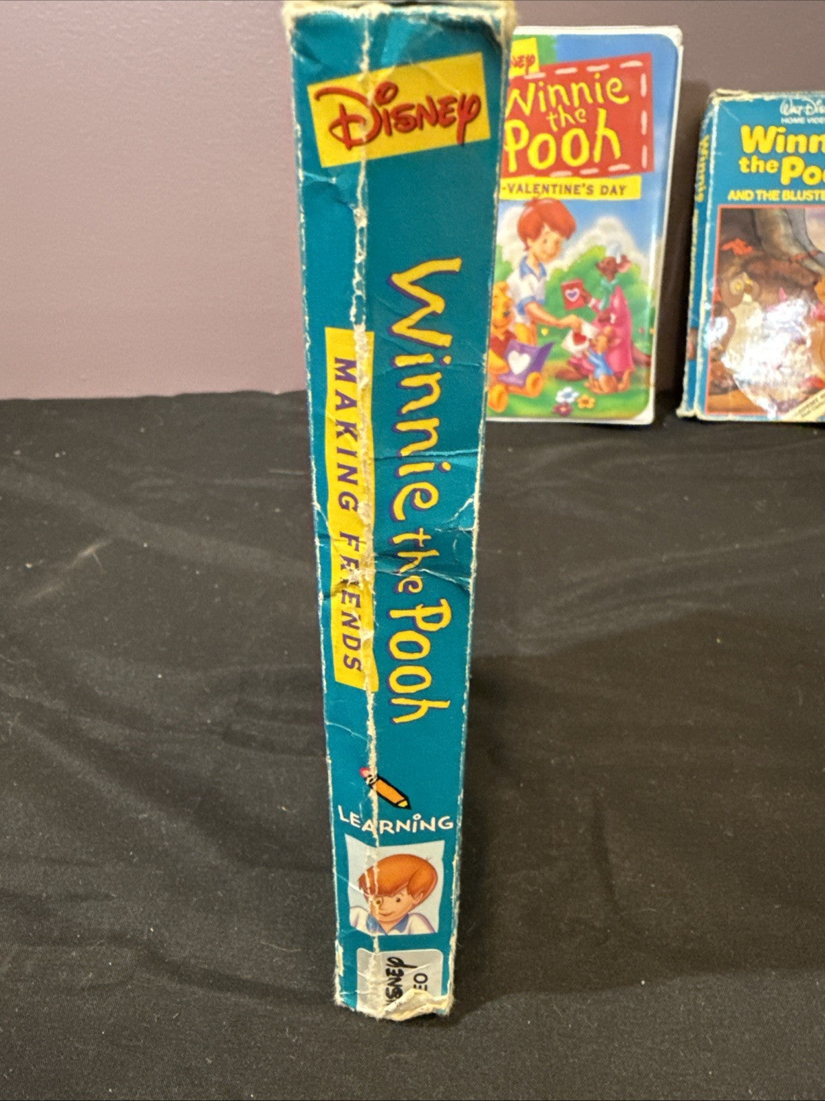 Winnie the Pooh VHS Lot 3 Disney Tapes Animated Classics UNTESTED
