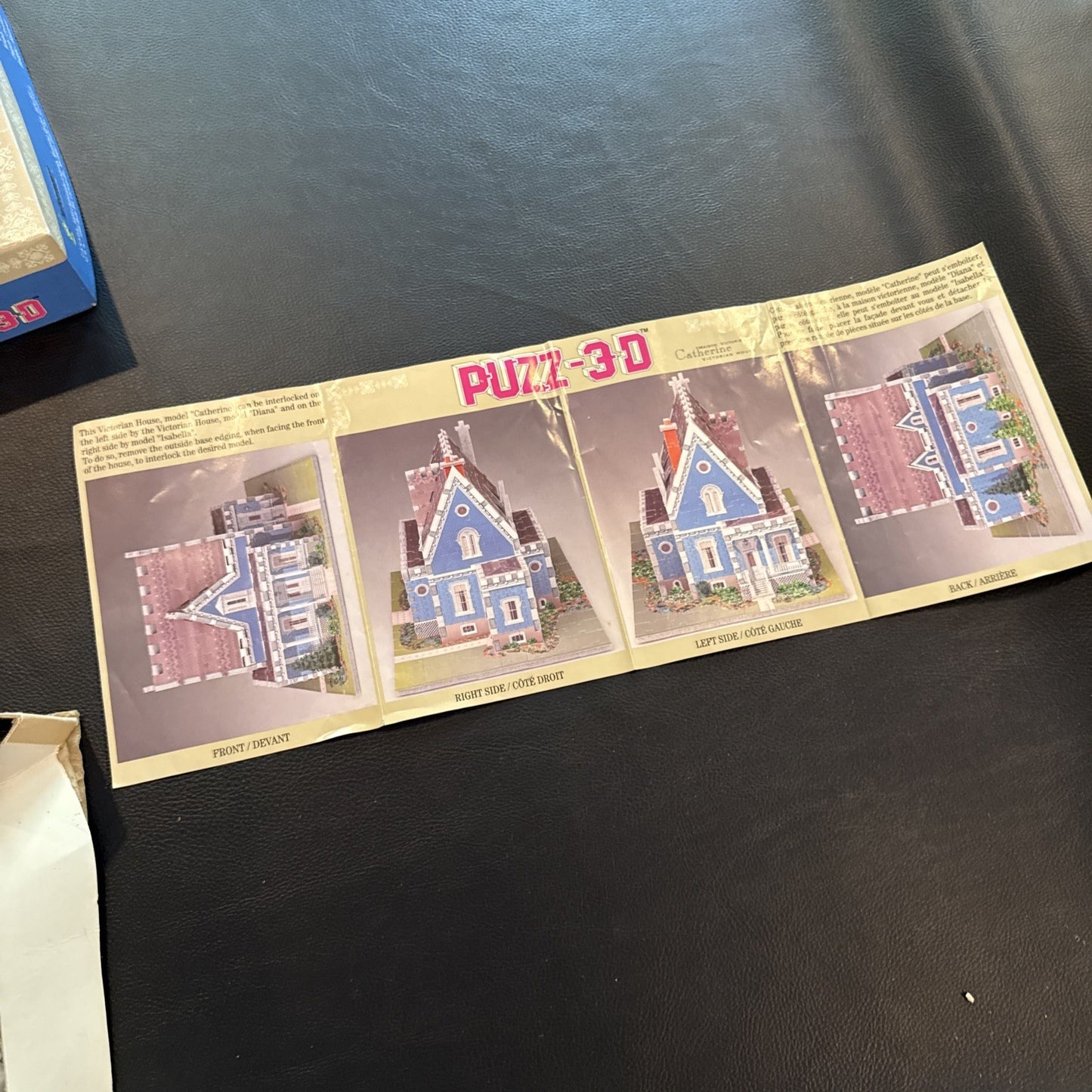 Vintage 1994 1995 Puzz 3D Maison Catherine Breton Cottage Puzzle Lot 2 Wrebbit