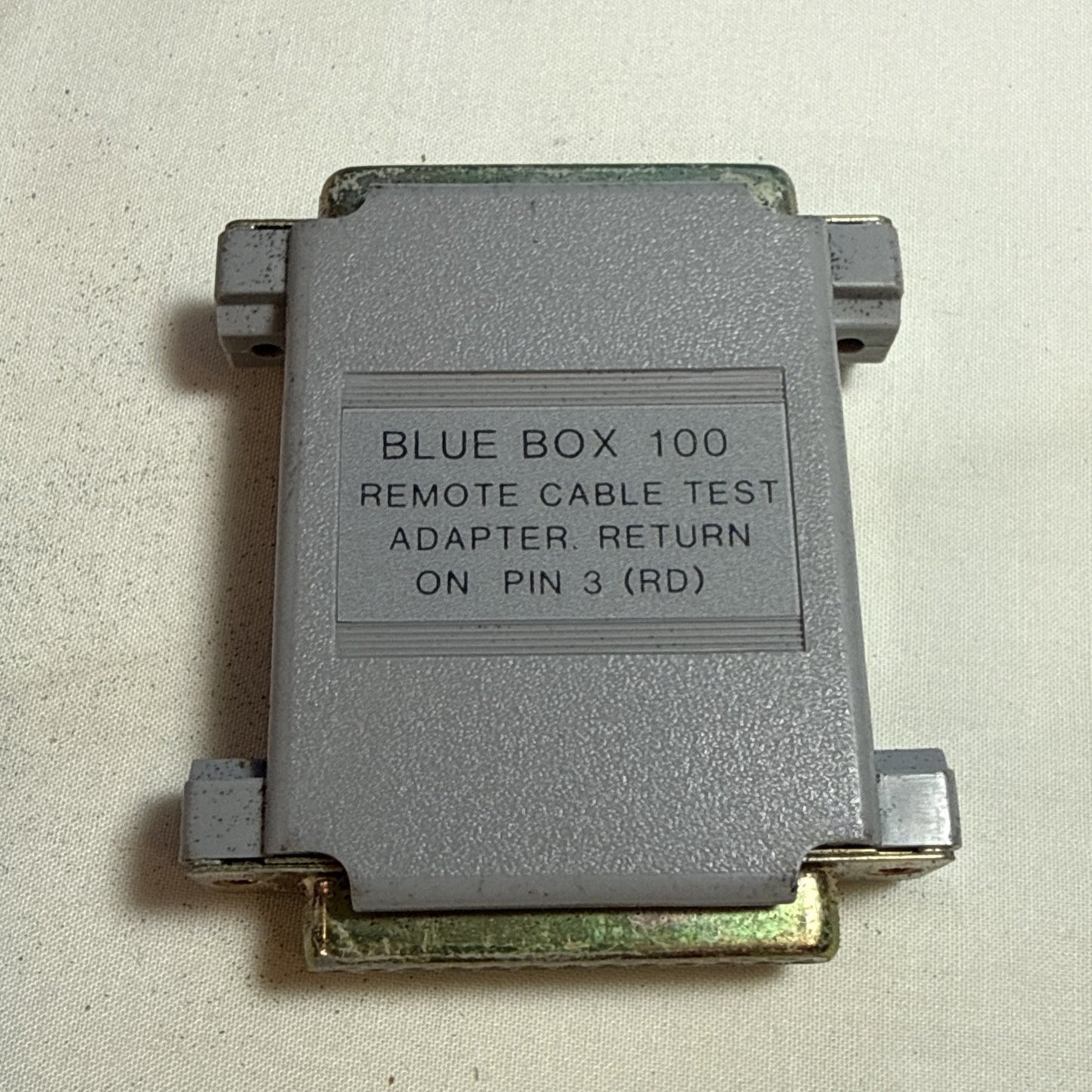 Vintage IDS Blue Box 100 RS-232 Breakout Box Diagnostic Tester DB25 Siemon Case