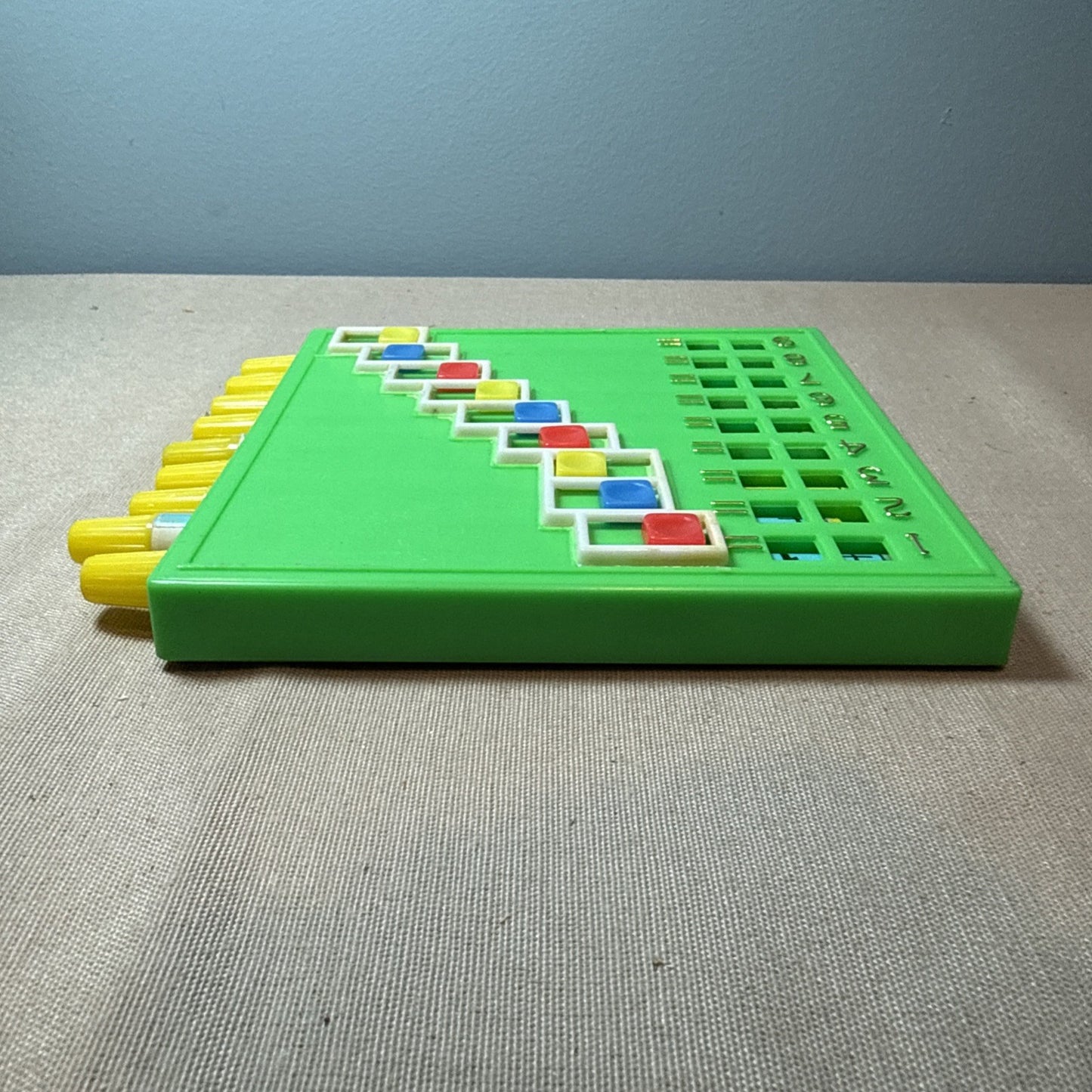 Vintage Sears Little Learners Mini Calculator Educational Toy Blue 1980s