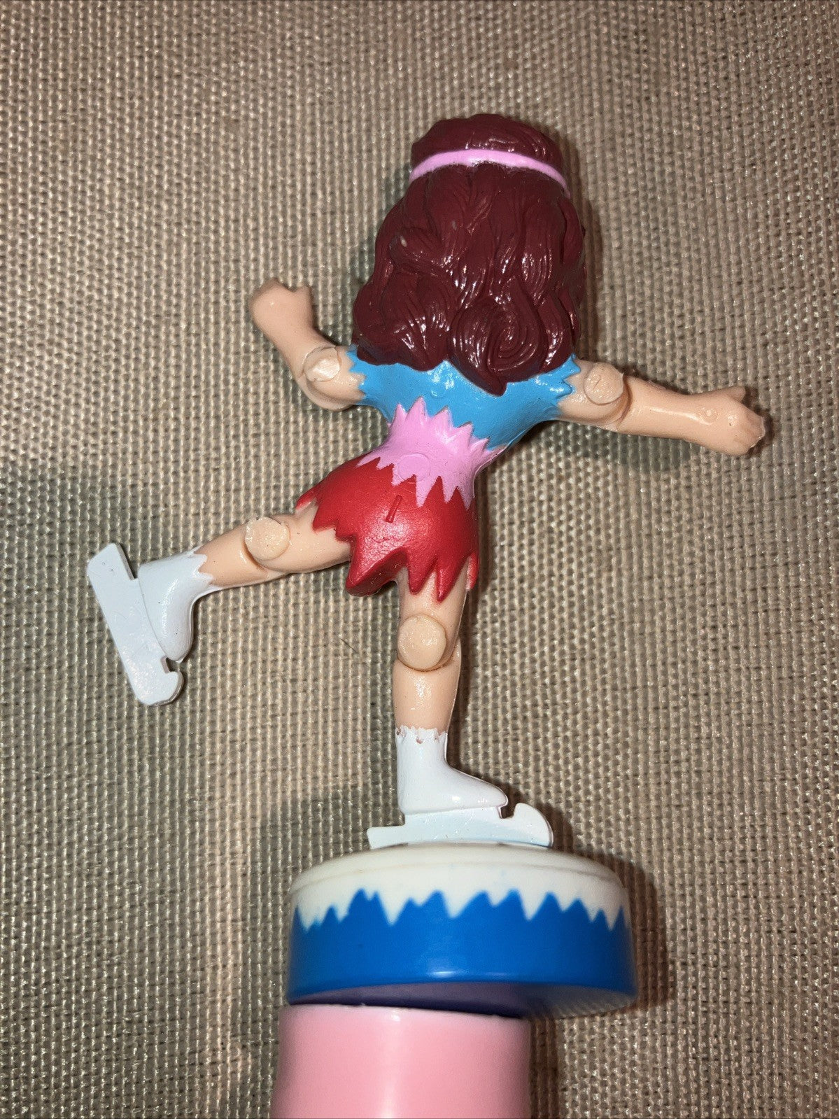 Vintage Ice Maidens PVC Figure Lot Of 2 Skaters Magnets Work