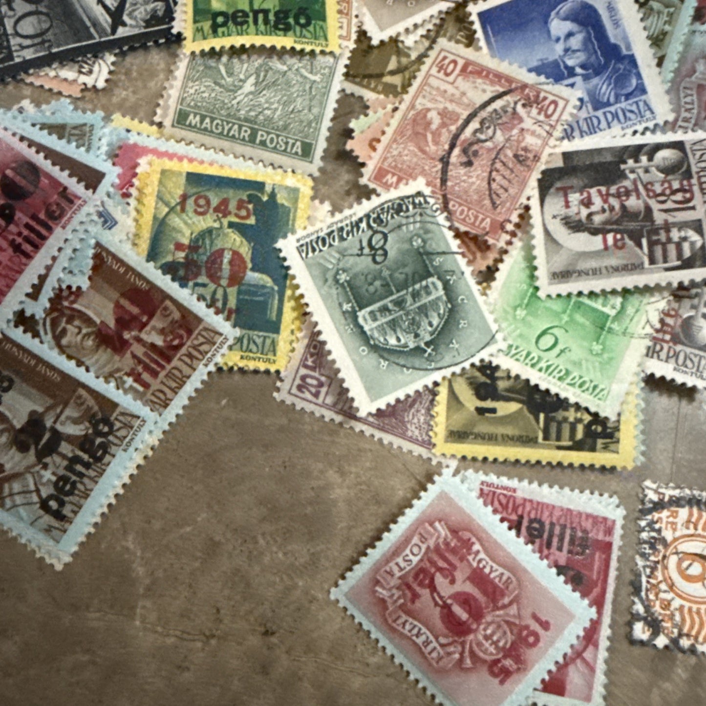 Vintage 1948 The Adventurer Stamp Album Around the World with Stamps Lot