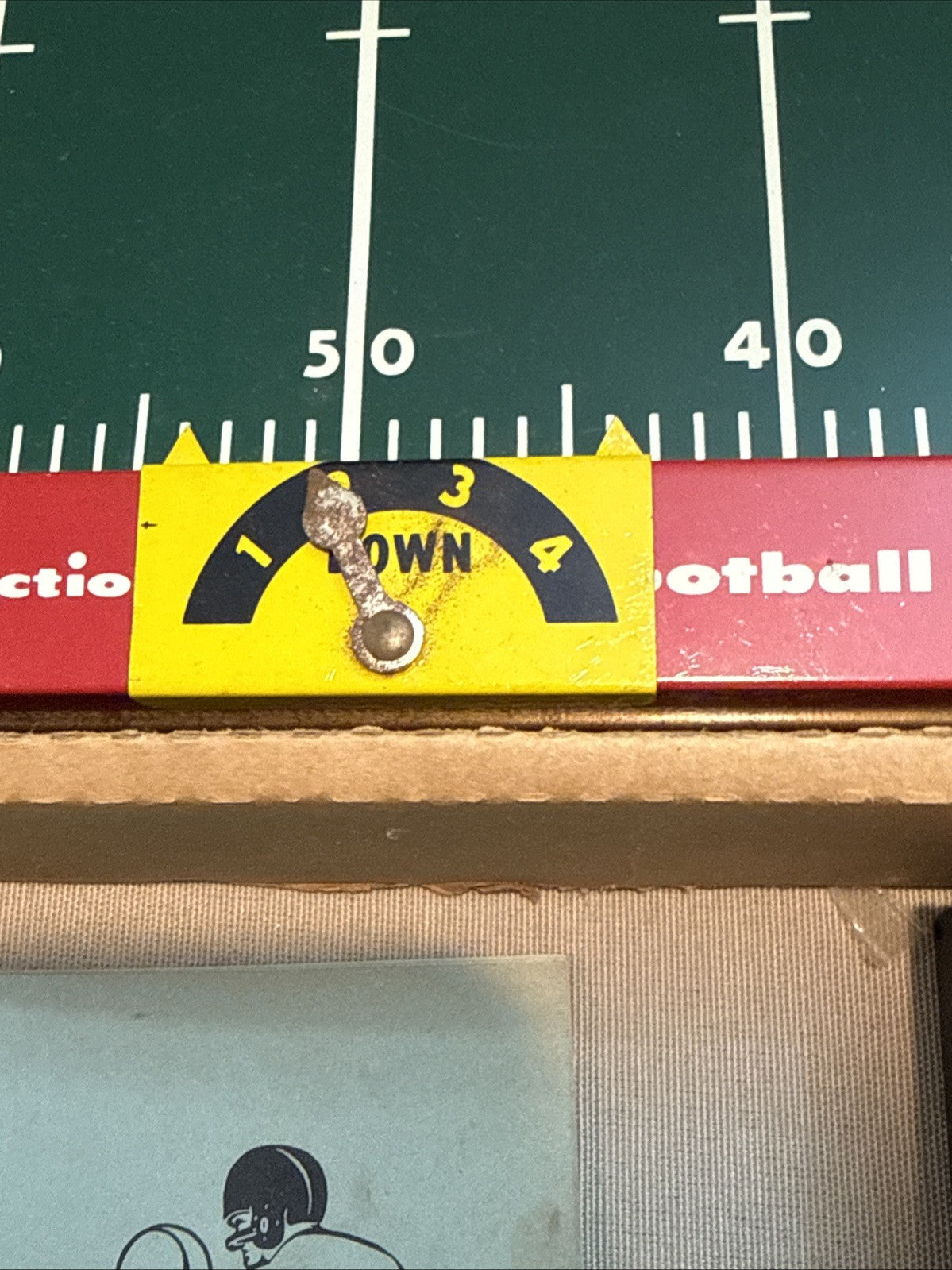 Vintage Tudor Tru Action Electric Football Game Model 500 Tested Working 1960s