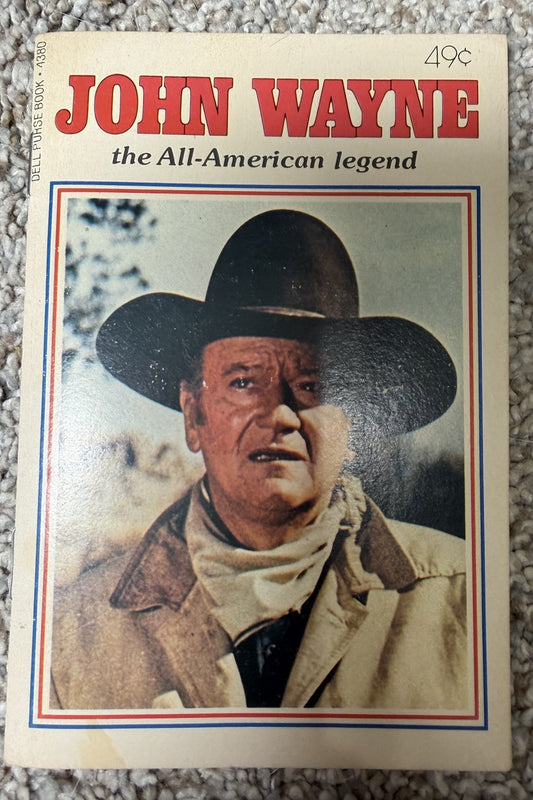 1979 John Wayne All American Legend Dell Paperback Vintage Book