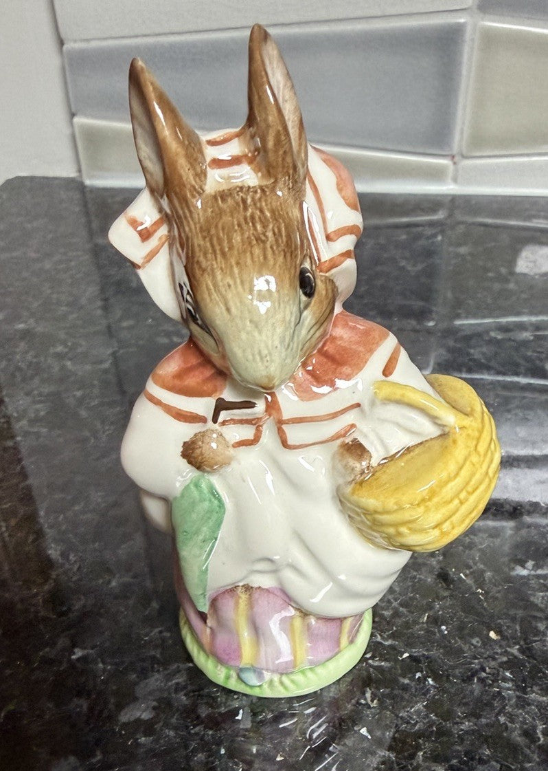 John Beswick Beatrix Potter Figurine Lot Jemima Puddleduck Mrs Rabbit Boxed