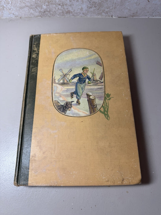 Vintage 1945 Hans Brinker Silver Skates Mary Mapes Dodge Grosset Hardcover Book
