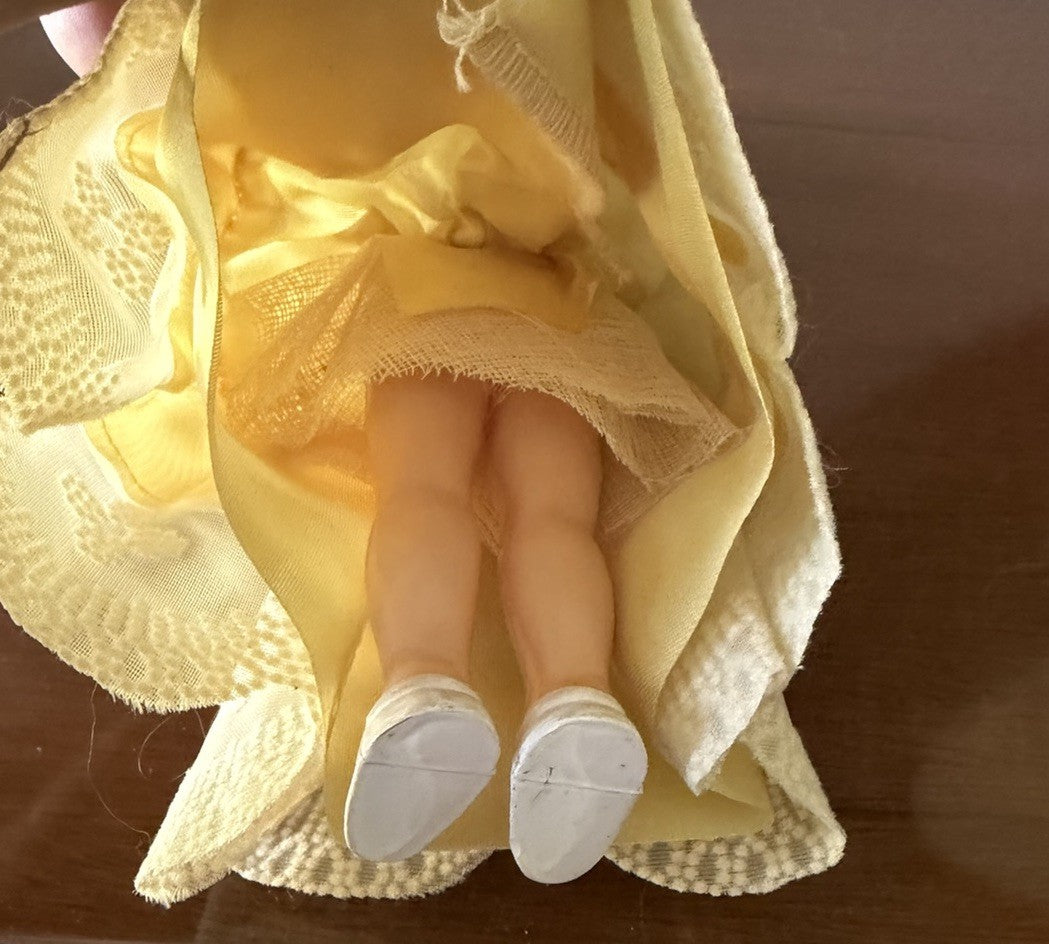 Vintage Sleepy Eye Blonde Fashion Dolls Lot 3 Bride Party Dress Feathers Dolls