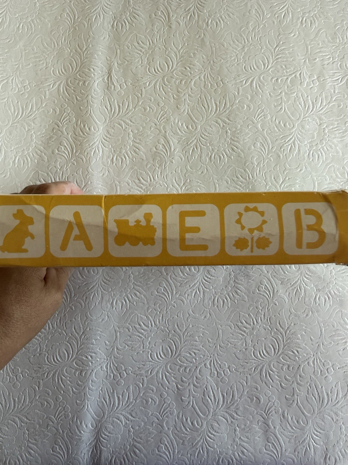Vintage Tuppertoys Stencil Art Plastic Template Set Boxed Tupperware Creative